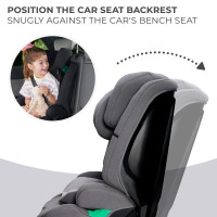 Автокрісло Kinderkraft Safety Fix 2 i-Size Isofix сірий (KCSAFI02GRY0000)