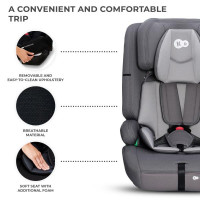 Автокрісло Kinderkraft Safety Fix 2 i-Size Isofix сірий (KCSAFI02GRY0000)