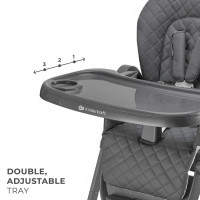 Стільчик для годування Kinderkraft Tulo Grey (KHTULO00GRY0000)
