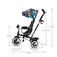 Триколісний велосипед Kinderkraft Aston чорний з малюнком (KRASTO00HAP0000) Триколісний велосипед Kinderkraft Aston чорний з малюнком (KRASTO00HAP0000)
