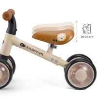 Каталка-біговел Kinderkraft Cutie Flash Beige (KRCUFL00BEG0000)