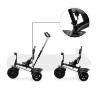 Триколісний велосипед Kinderkraft Freeway 2 Grey (KRFRWA02GRY0000)