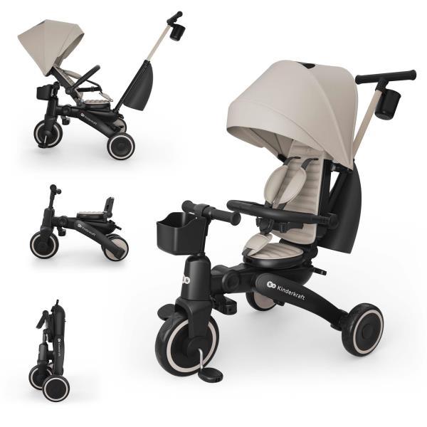 Триколісний велосипед Kinderkraft Jazz 3 Beige (KRJAZZ03BEG0000)