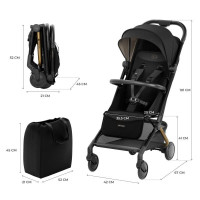 Прогулянкова коляска Kinderkraft Pilot 2 Midnight Black (SPILO02BLK0000)
