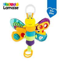 Мяка іграшка-підвіска Lamaze Метелик із прорізувачем і пищалкою (L27024)