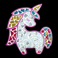 Набір для скляної мозаїки Mosaaro Єдиноріг (MA7004)