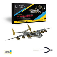 Колекційна модель-конструктор Metal Time Ukrainian Dream Exclusive Edition Ан-225 Мрія механічна двокольорова (MT001EE) Колекційна модель-конструктор Metal Time Ukrainian Dream Exclusive Edition Ан-225 Мрія механічна двокольорова (MT001EE)