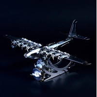Колекцiйна модель-конструктор Metal Time Celestial Hercules Spruce Goose H-4 Aircraft Літак механічний (MT100)
