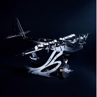 Колекцiйна модель-конструктор Metal Time Celestial Hercules Spruce Goose H-4 Aircraft Літак механічний (MT100)