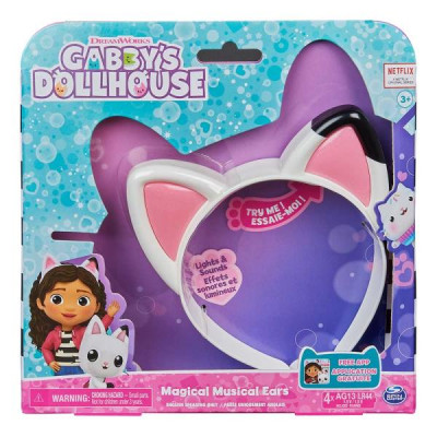 Обруч Gabby's Dollhouse Котячі вушка Габбі зі світлом і звуками (SM36201/6060413)