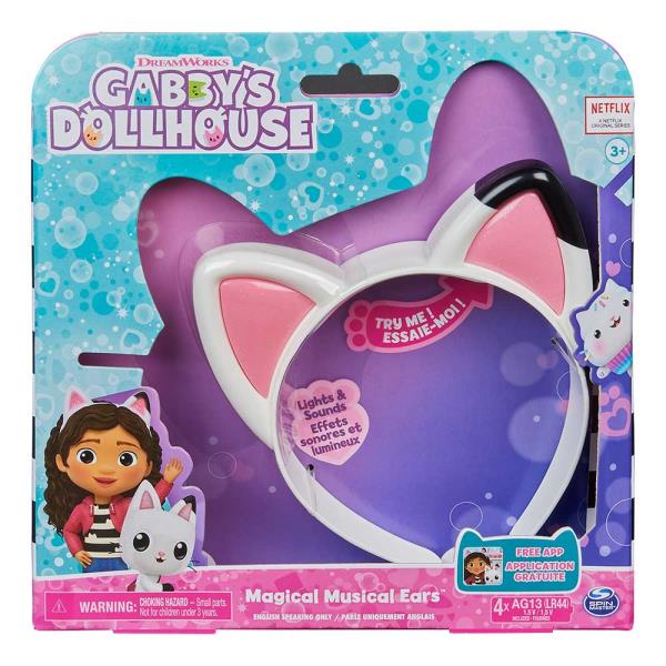 Обруч Gabby's Dollhouse Котячі вушка Габбі зі світлом і звуками (SM36201/6060413)
