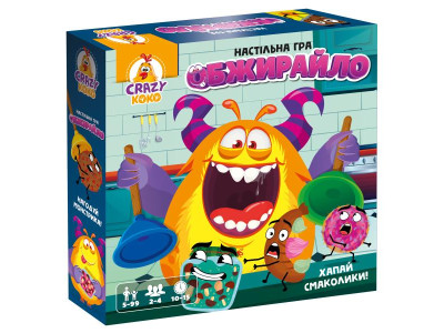 Настільна гра Vladi Toys Обжирайло (VT8055-41) Настільна гра Vladi Toys Обжирайло (VT8055-41)