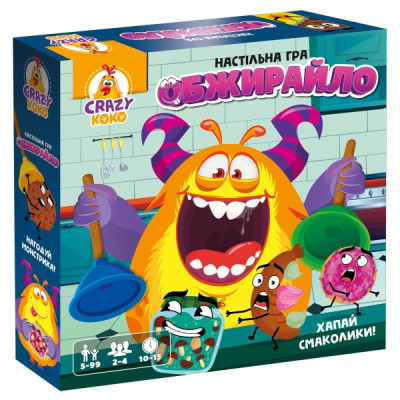 Настільна гра Vladi Toys Обжирайло (VT8055-41) Настільна гра Vladi Toys Обжирайло (VT8055-41)