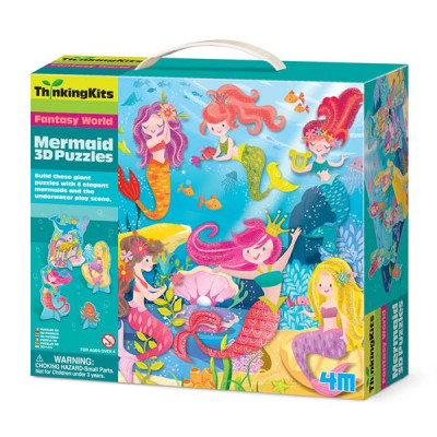 Пазл з фігурками 4M Русалоньки (00-04719)