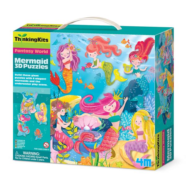 Пазл з фігурками 4M Русалоньки (00-04719)