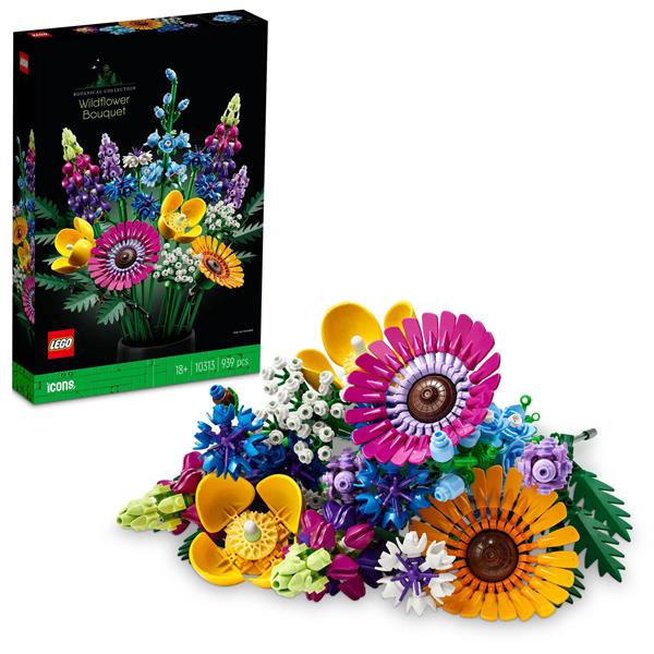 Конструктор LEGO Botanicals Букет польових квітів 939 деталей (10313) Конструктор LEGO Botanicals Букет польових квітів 939 деталей (10313)