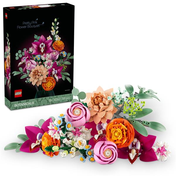 Конструктор LEGO Botanicals Милий рожевий букет квітів 749 деталей (10342) Конструктор LEGO Botanicals Милий рожевий букет квітів 749 деталей (10342)