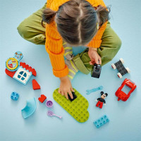 Конструктор LEGO DUPLO Disney Міккі Маус Клубний будинок і автомобіль 27 деталей (10454)