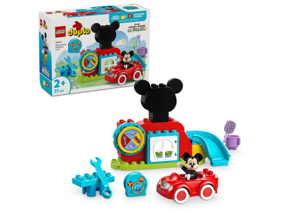 Конструктор LEGO DUPLO Disney Міккі Маус Клубний будинок і автомобіль 27 деталей (10454)