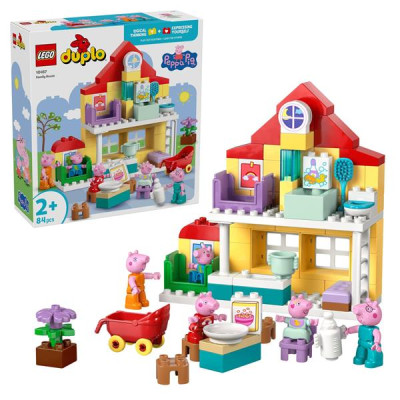 Конструктор LEGO® DUPLO® Пеппа Сімейний будинок 84 Деталі (10467)