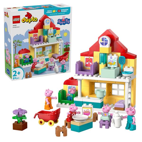 Конструктор LEGO® DUPLO® Пеппа Сімейний будинок 84 Деталі (10467)