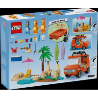 Конструктор LEGO Bluey Пляж і сімейна поїздка на автомобілі Блуї 133 деталі (11202)