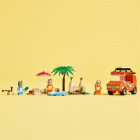 Конструктор LEGO Bluey Пляж і сімейна поїздка на автомобілі Блуї 133 деталі (11202)