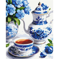 Картина за номерами ArtCraft Натюрморт у блакитних тонах 40х50 см (12040-AC)