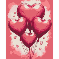 Картина за номерами ArtCraft Кульки кохання 40х50 см (16507-AC)