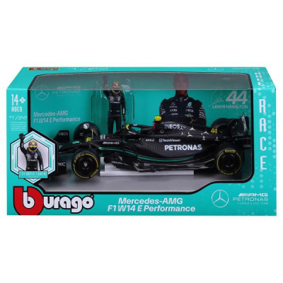 Автомодель з фігуркою - MERCEDES-AMG F1 W14 E PERFORMANCE (1:24) Автомодель з фігуркою - MERCEDES-AMG F1 W14 E PERFORMANCE (1:24)