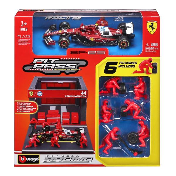 Ігровий набір - PIT PASS FERRARI SF-25 (1:43) Ігровий набір - PIT PASS FERRARI SF-25 (1:43)