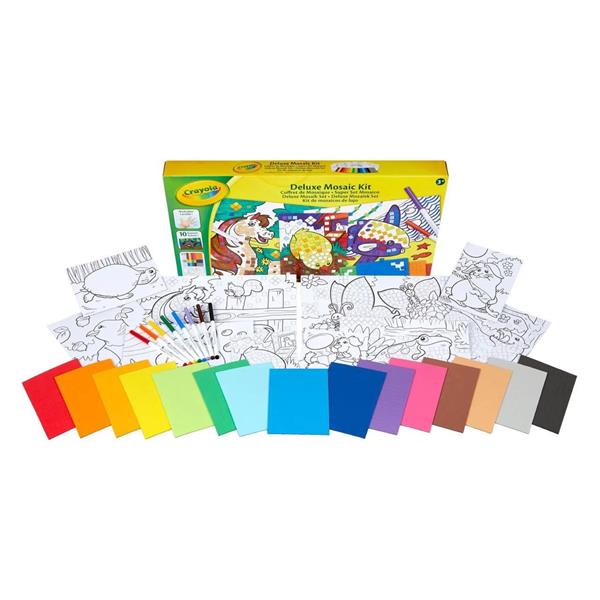Набір для стікерної мозаїки Crayola Kits Deluxe Красиві тваринки (256473.006) Набір для стікерної мозаїки Crayola Kits Deluxe Красиві тваринки (256473.006)