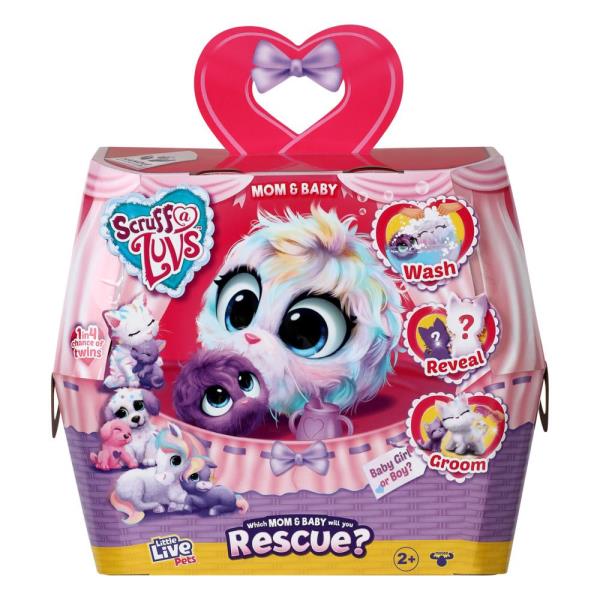 Мягкая игрушка-сюрприз Scruff a Luvs Няшка Мама та малюк (30175) Мягкая игрушка-сюрприз Scruff a Luvs Няшка Мама та малюк (30175)