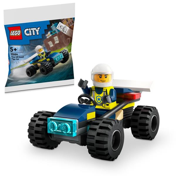 Конструктор LEGO City Поліцейський багі для бездоріжжя 35 деталей (30664) Конструктор LEGO City Поліцейський багі для бездоріжжя 35 деталей (30664)