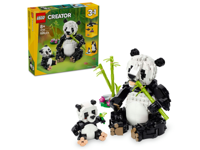 Конструктор LEGO Creator Дикі тварини: пандові 626 деталей (31165)Конструктор LEGO Creator Друкарська машинка з квітами 363 деталі (31169)