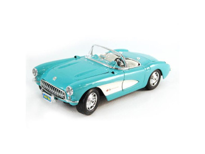 Автомодель Maisto 1957 Chevrolet Corvette 1:24 блакитний (31275 lt. blue) Автомодель Maisto 1957 Chevrolet Corvette 1:24 блакитний (31275 lt. blue)