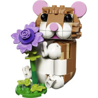 Конструктор LEGO Creator Чарівний хом'як з квіткою 166 Деталей (31376)