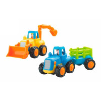 Набір машинок Hola Toys Бульдозер і трактор 6 шт. (326AB-6) Набір машинок Hola Toys Бульдозер і трактор 6 шт. (326AB-6)