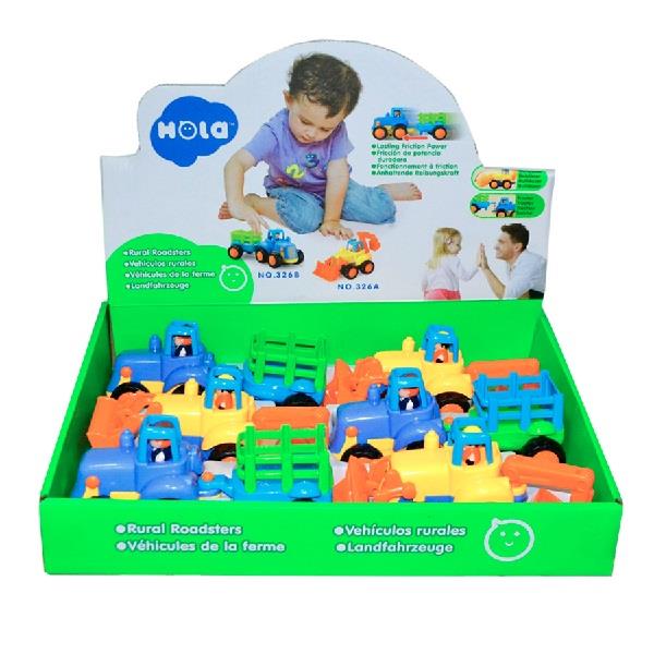 Набір машинок Hola Toys Бульдозер і трактор 6 шт. (326AB-6) Набір машинок Hola Toys Бульдозер і трактор 6 шт. (326AB-6)