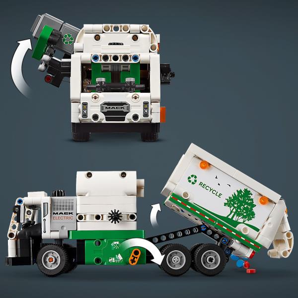 Конструктор LEGO Technic Сміттєвоз Mack LR Electric 503 деталі (42167) Конструктор LEGO Technic Сміттєвоз Mack LR Electric 503 деталі (42167)