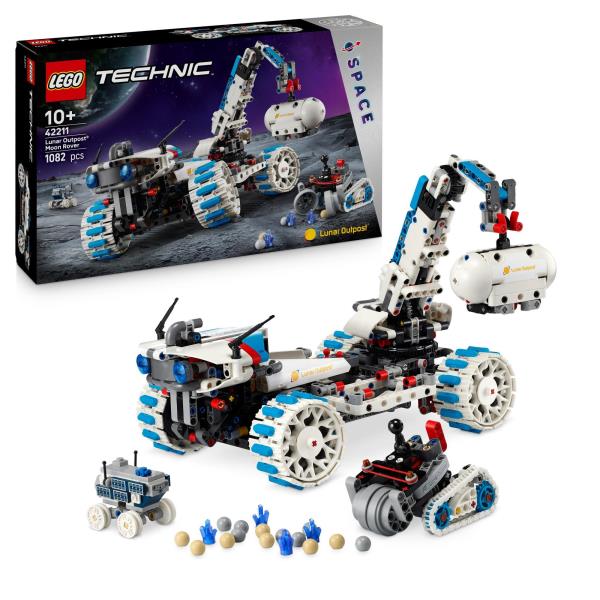 Конструктор LEGO Technic Місяцехід Lunar Outpost Космічний корабель 1082 деталі (42211) Конструктор LEGO Technic Місяцехід Lunar Outpost Космічний корабель 1082 деталі (42211)