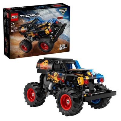 Конструктор LEGO Technic Monster Jam™ Grave Digger™ Вогонь і лід 263 Деталі (42219)