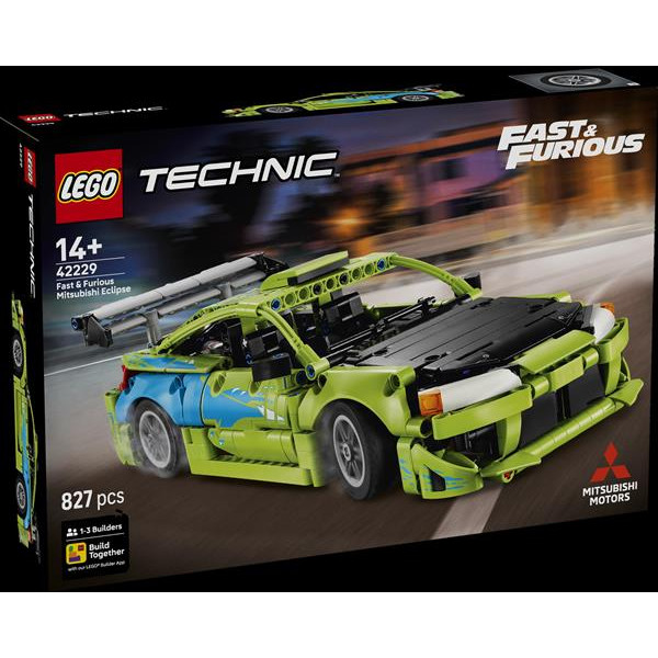 Конструктор LEGO® Technic Форсаж Автомобіль Mitsubishi Eclipse, 827 деталі (42229) Конструктор LEGO® Technic Форсаж Автомобіль Mitsubishi Eclipse, 827 деталі (42229)