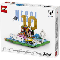 Конструктор LEGO® Editions Ліонель Мессі — найкращі моменти футбольних матчів, 500 деталей (43011) Конструктор LEGO® Editions Ліонель Мессі — найкращі моменти футбольних матчів, 500 деталей (43011)