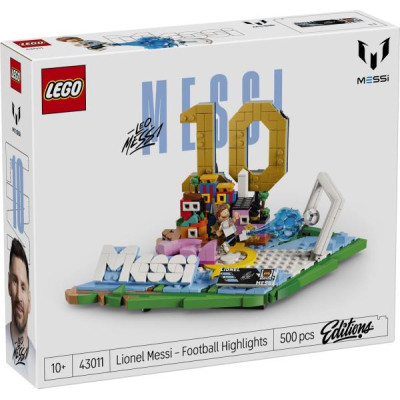Конструктор LEGO® Editions Ліонель Мессі — найкращі моменти футбольних матчів, 500 деталей (43011)