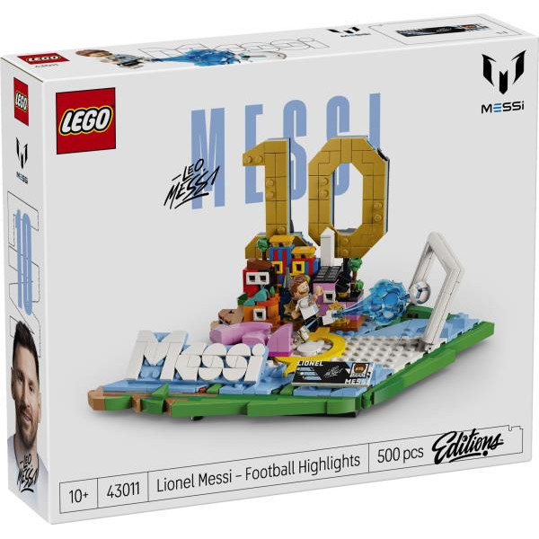 Конструктор LEGO® Editions Ліонель Мессі — найкращі моменти футбольних матчів, 500 деталей (43011) Конструктор LEGO® Editions Ліонель Мессі — найкращі моменти футбольних матчів, 500 деталей (43011)