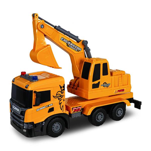 Автомодель серії "Super Big Truck" – ЕКСКАВАТОР SCANIA (світло звук)
