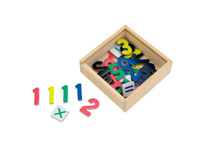 Набір магнітних цифр і знаків Viga Toys 37 шт. (50325) Набір магнітних цифр і знаків Viga Toys 37 шт. (50325)