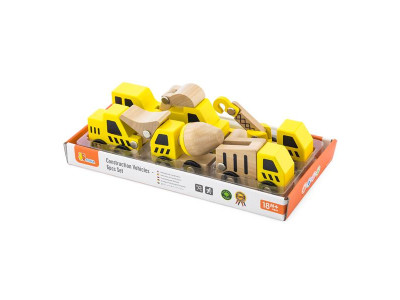 Набір машинок Viga Toys Будтехніка 6 шт. (50541)