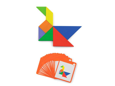 Магнітний танграм для дошок Viga Toys 35 ел. (50643FSC)